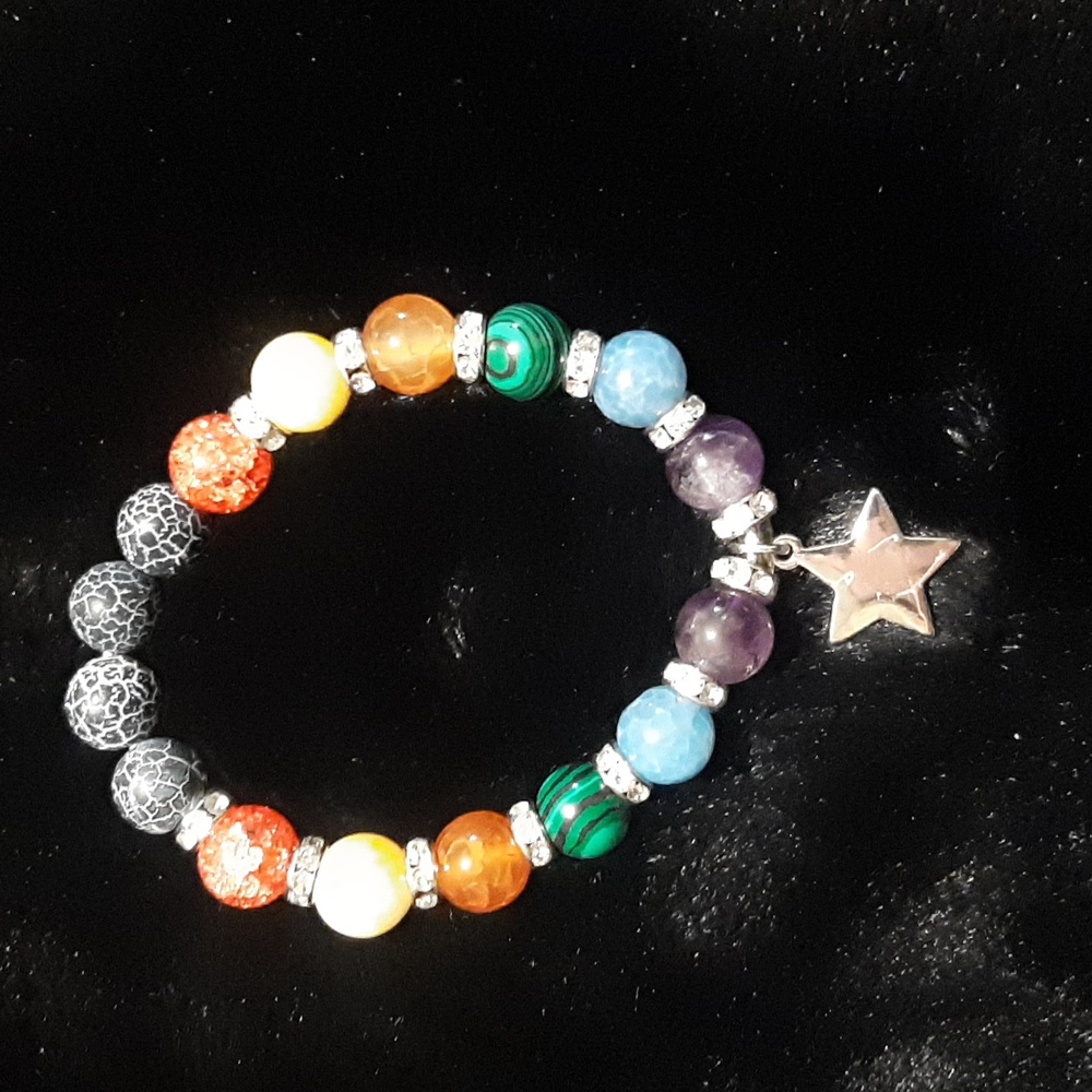Crystal pride bracelet